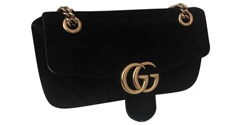 gucci marmont velours noir|gucci marmont bag from nancy.